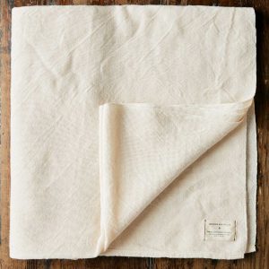 i+w x family heirloom weavers cotton throw in natural