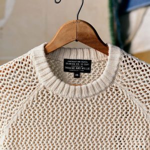 cascabel open weave sweater in natural