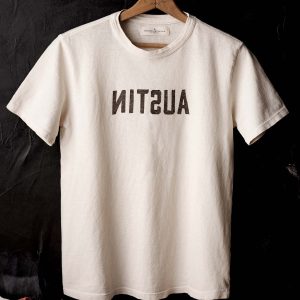 the austin tee in vintage white