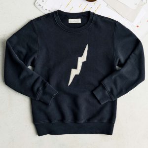 the bolt sweatshirt in black