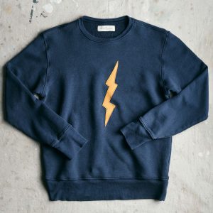 the bolt sweatshirt in faded navy