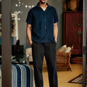 the ventura chore pant in faded black