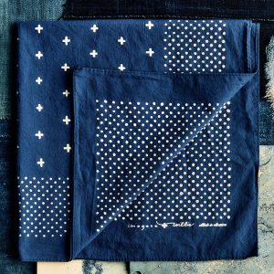 i+w vintage blue bandana