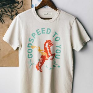 the godspeed tee in vintage white