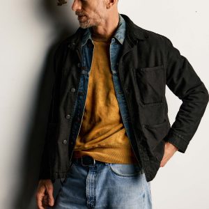 jack jacket in overdyed slate