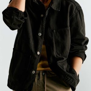 jack jacket in overdyed slate