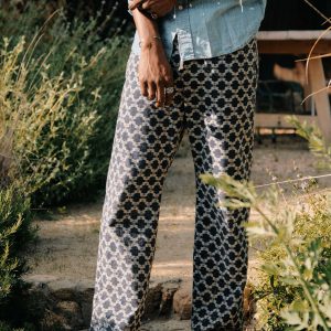 fethiye in indigo kiji print