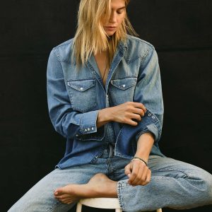 mcfly washed pearl snap