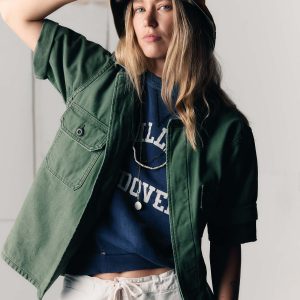 s/s military shirt jacket