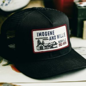 the service station trucker in black