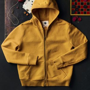 the standard zip sweatshirt in amber