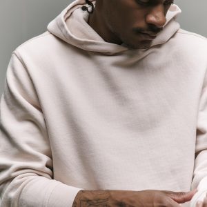 davenport hoodie in pink stone