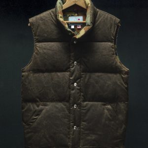 i+w x cdw waxed canvas vest