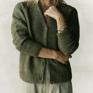 evie cardigan in sage