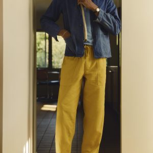 the ventura chore pant in chartreuse