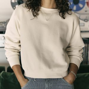 penny sweatshirt in vintage white