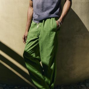 the lounge pant in fern green