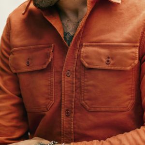 the griffin workshirt in orange