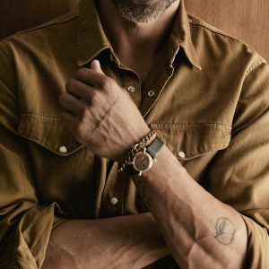 hayes pearl snap in whisper twill