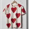 the hearts all over tee