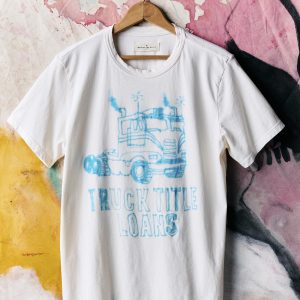 handpainted title tee