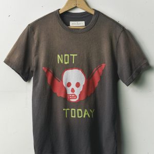 the not today tee in faded black