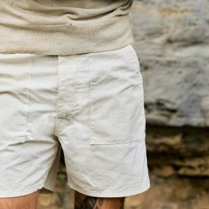 the ripstop fatigue short in stone