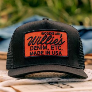 the denim etc trucker in black